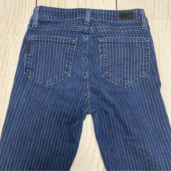 PAIGE Navy Pinstripe Women's Jeans size 25 - Picture 5 of 8